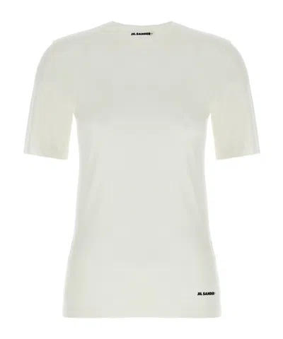 Jil Sander Item O-neck Short-sleeved T-shirt In White