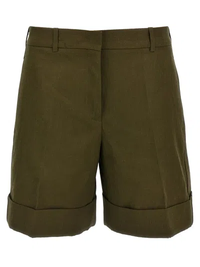 JIL SANDER JIL SANDER LINEN BERMUDA SHORTS
