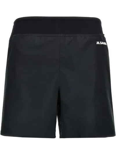 JIL SANDER LOGO-DETAIL SHORTS