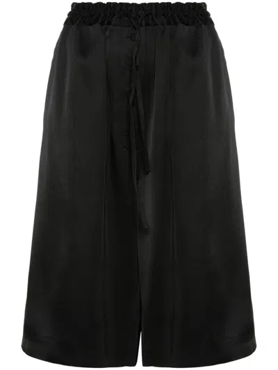 Jil Sander Drawstring-fastening Shorts In Black