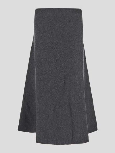Jil Sander Skirt Wool In Multicolor