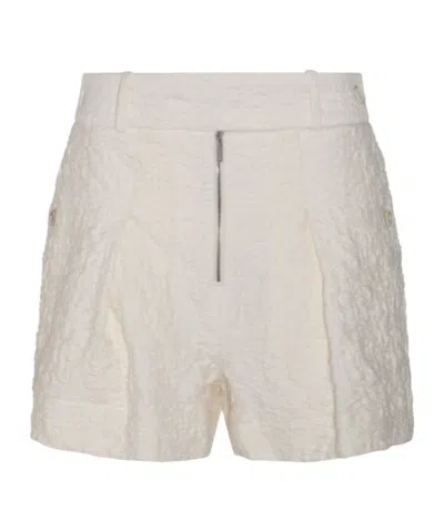 JIL SANDER TEXTURED-FINISH SHORTS