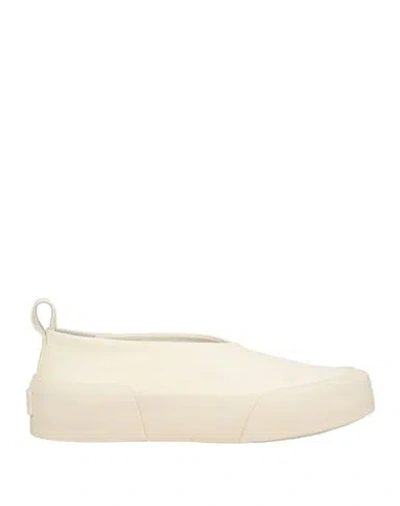 Jil Sander Off-white Plonge Sneakers In Nude