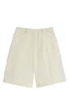 JIL SANDER WOMEN'S NATURAL SHORTS