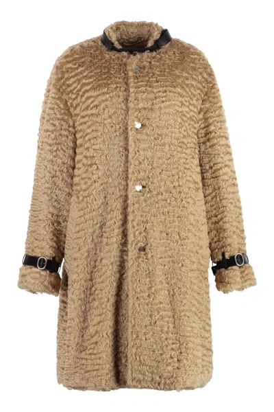 JIL SANDER WOMEN'S VEGAN FUR COAT
