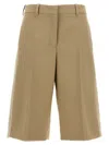 JIL SANDER JIL SANDER WOOL BERMUDA SHORTS