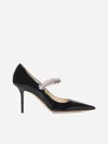 JIMMY CHOO BING CRYSTALS PATENT LEATHER PUMPS