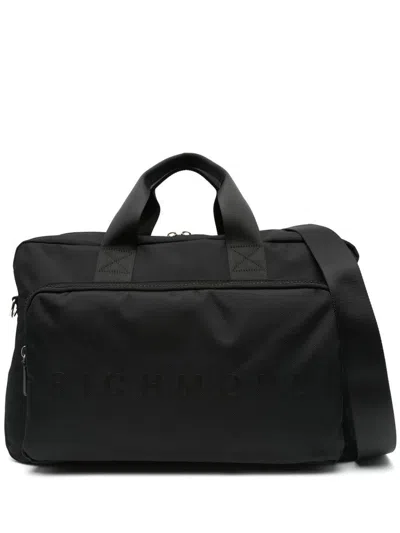 John Richmond Black Travel Bag With Shoulder Strap