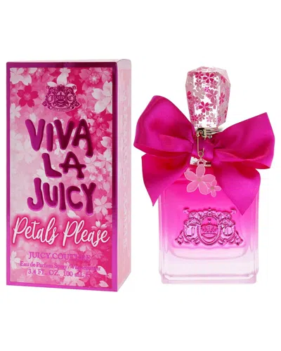 Juicy Couture Women's 3.4oz Viva La Juicy Petals Please Edp Spray