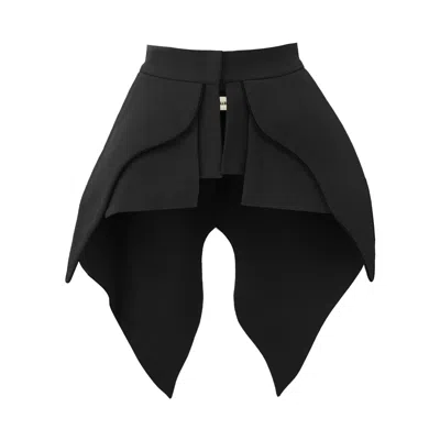 Julia Allert Women's Sculpted Peplum Belt Black