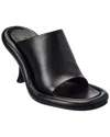 Jw Anderson Woman Sandals Black Size 10 Soft Leather In Black