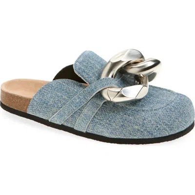 Jw Anderson J.w. Anderson Chain Grey Leather Loafers
