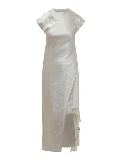 JW ANDERSON ASYMMETRIC LAYERED MAXI DRESS