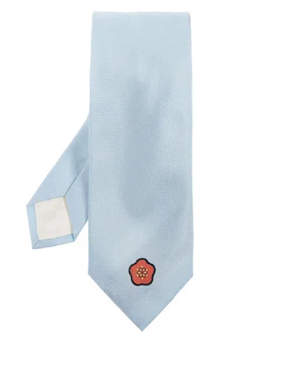 Kenzo Boke Flower Tie In 蓝色