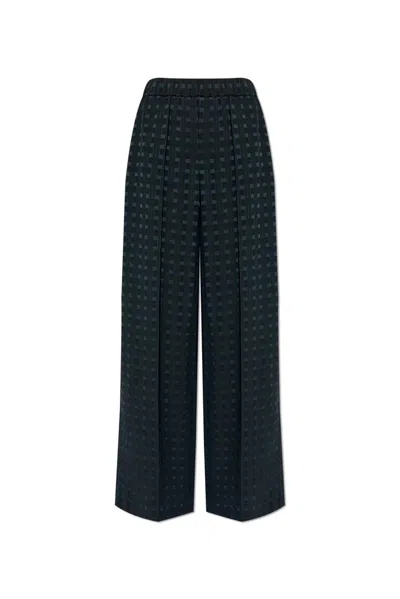 Kenzo Weave Palazzo Pants In Multi