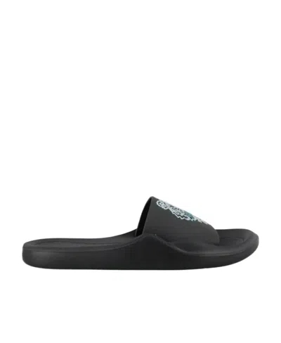 KENZO TIGER DEBOSSED SLIDERS