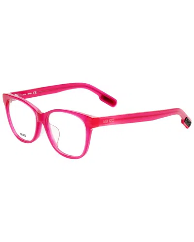 Kenzo Unisex Kz50011f 55mm Optical Frames In Pink