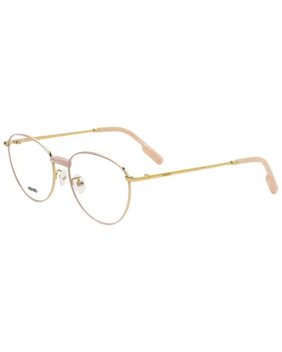 Kenzo Unisex Kz50013u 53mm Optical Frames In Gold