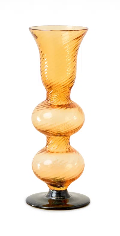 LA DOUBLEJ BABY BUBBLE CANDLE STICK AMBER