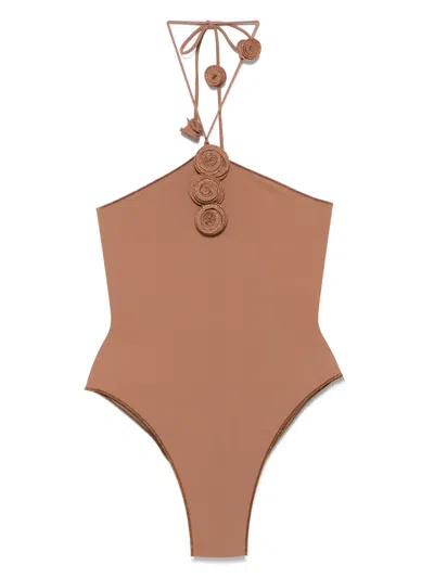 La Reveche Karima Swimsuit In Brown