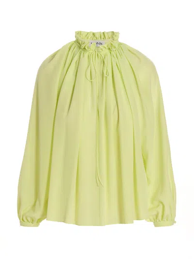 Lanvin Silk Bloshirt Shirt And Blouse Yellow