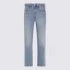 Levi's Light Blue Cotton 501 Denim Jeans
