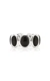 Lie Studio Exclusive Leonora Sterling Silver Onyx Ring