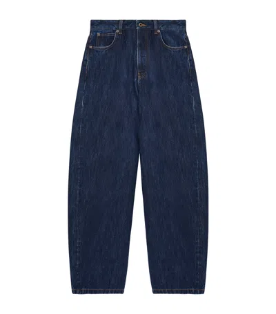 Loewe Cotton Jeans In Blue