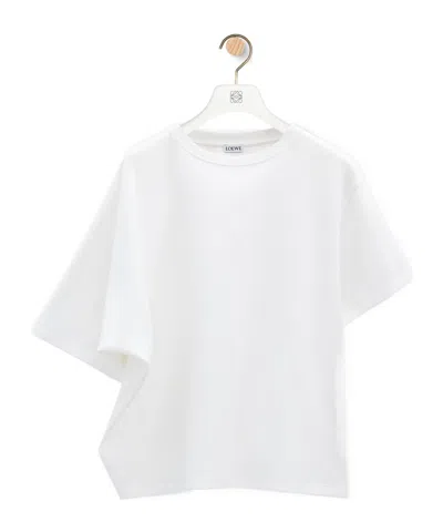 Loewe Item O-neck Short-sleeved T-shirt In White