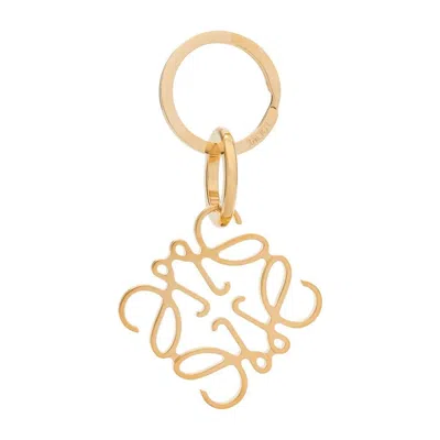 Loewe Anagram Golden Keychain