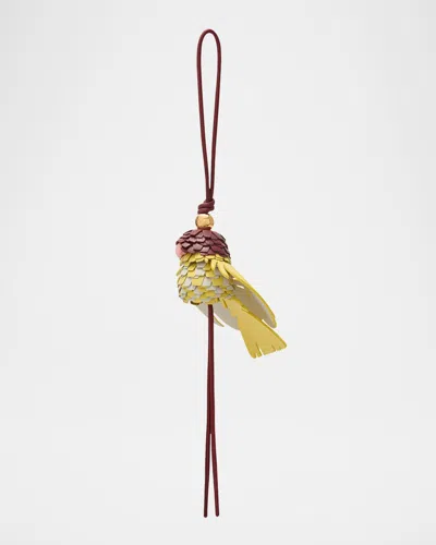Loewe Parrot Bag Charm In Multicolor