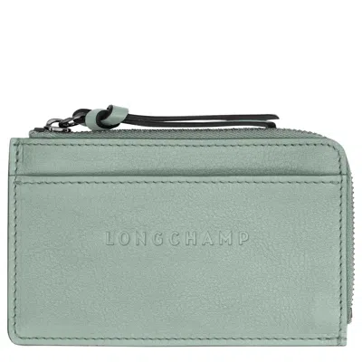 Longchamp Card Holder  3d In Vervain