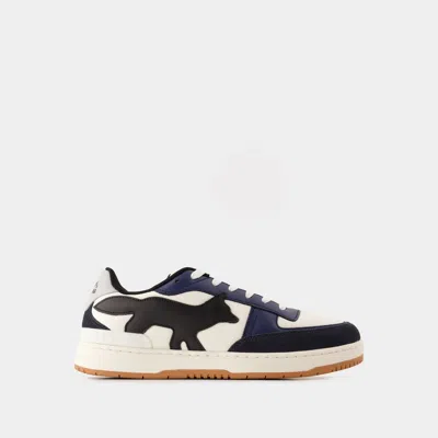 Maison Kitsunã© Men's Chiru Sneakers In Blue