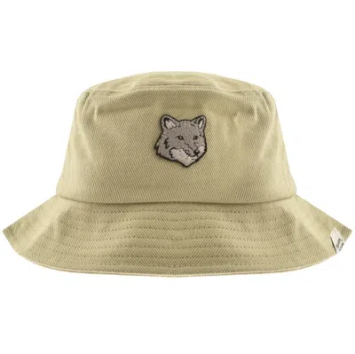 Maison Kitsuné Maison Kitsune Bold Fox Head Bucket Hat Green