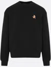 Maison Kitsuné Speedy Fox Patch Comfort Sweatshirt In Black