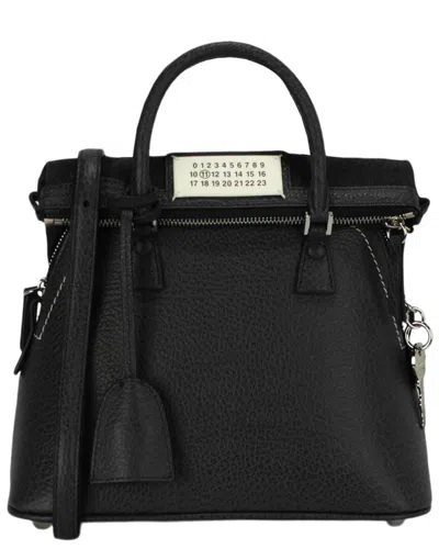 Maison Margiela Blue 5ac Classique Mini Bag In Black
