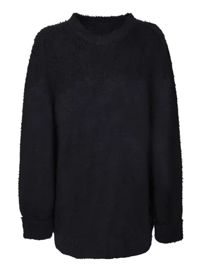 Maison Margiela Cotton Blend Jumper In Black