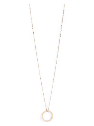Maison Margiela Women's Ring Silver Necklace Logo In Metallic