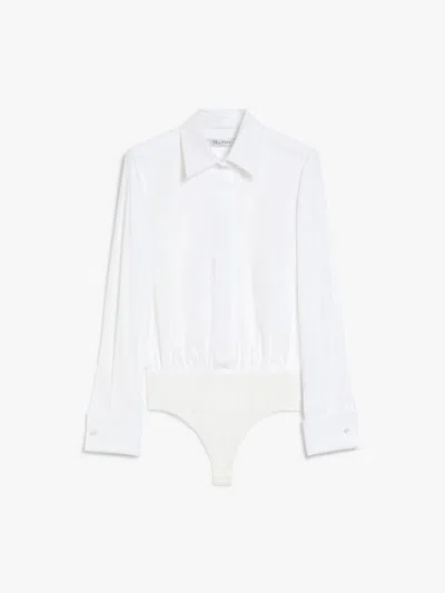 MAX MARA MAX MARA ANGORA123 POPELINE BODY SHIRT