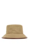 Max Mara Beige Embroidered Tessa Bucket Hat In Printed