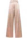 MAX MARA MAX MARA SATIN WIDE-LEG SILK TROUSERS