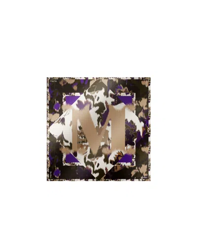 Max Mara Printed Silk Scarf In Multicolor
