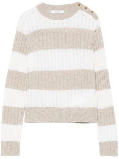 Max Mara Women Wool And Cashmere Sweater In Multi