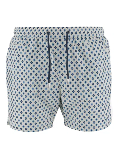 Mc2 Saint Barth Badeshorts Mit Durchgehendem Print