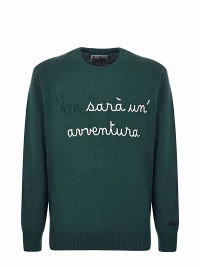 Mc2 Saint Barth Sweaters In Verde Inglese