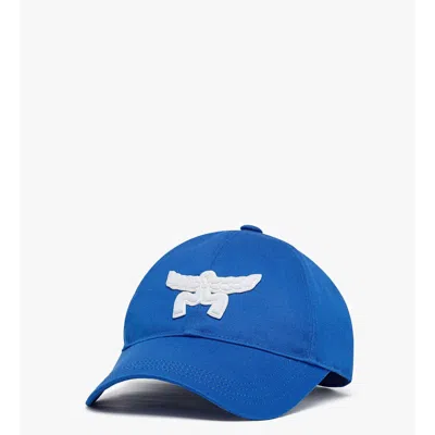 Mcm Essential Logo Cap In Cotton Twill