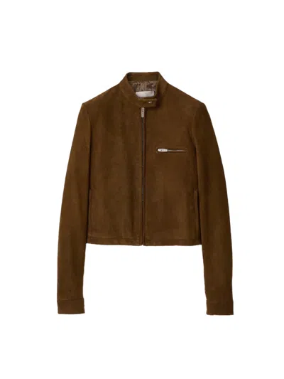 MIU MIU BROWN SUEDE JACKET