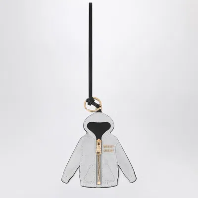 Miu Miu Leather Keychain Trick Women In White