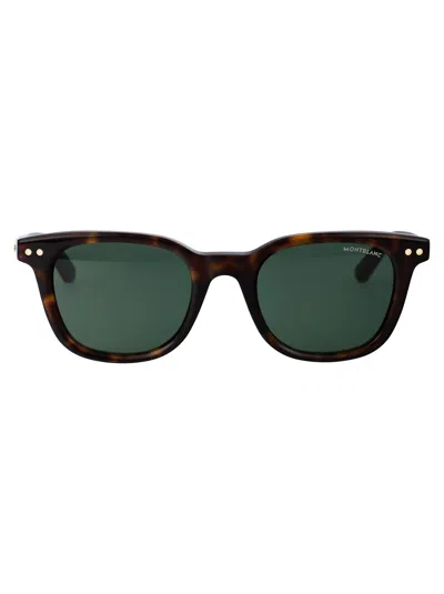 Montblanc Sunglasses Mb0320 S 002 In Black