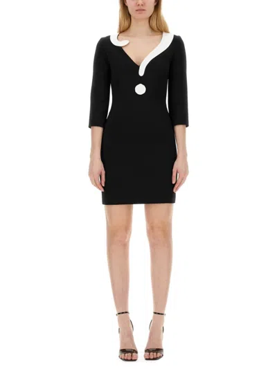 Moschino Crepe House Symbols Dress !?